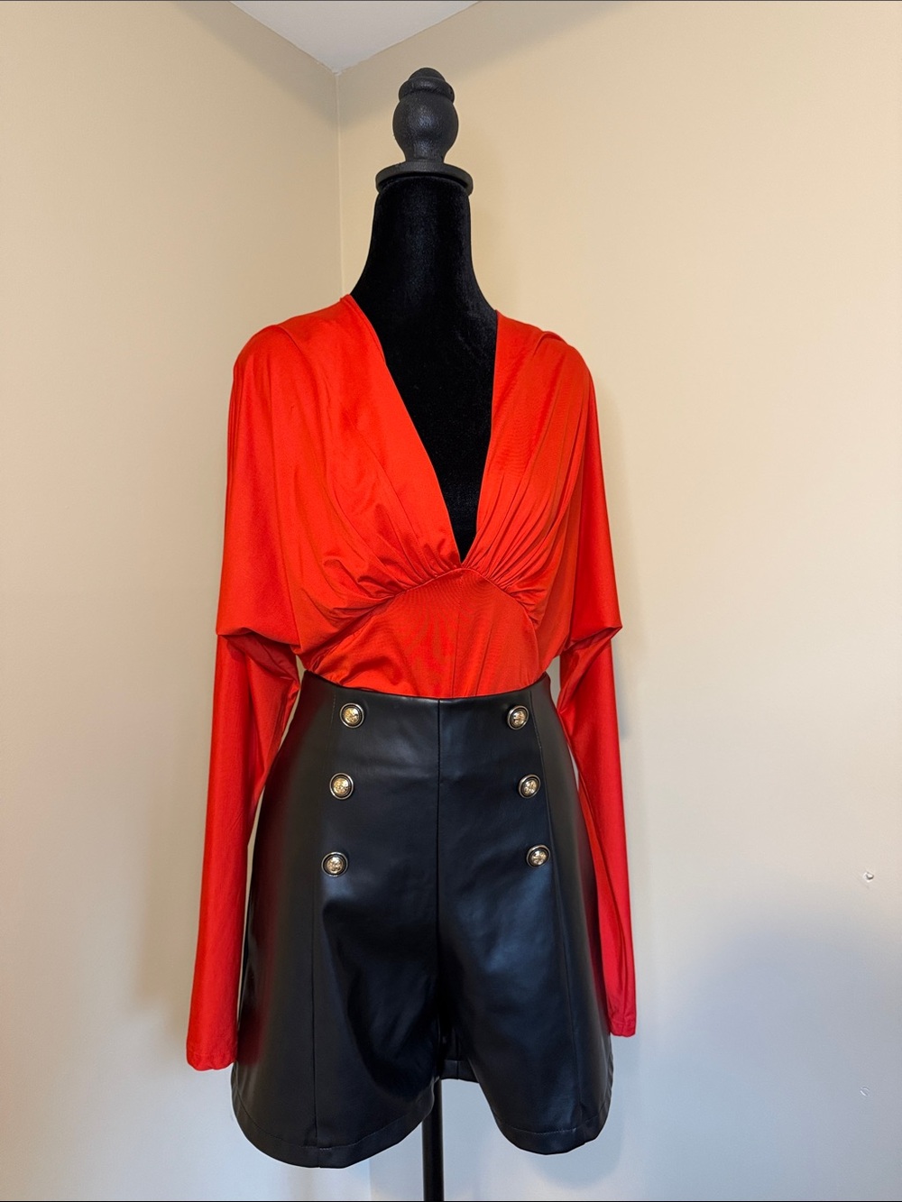 H&M Women’s RED Bodysuit